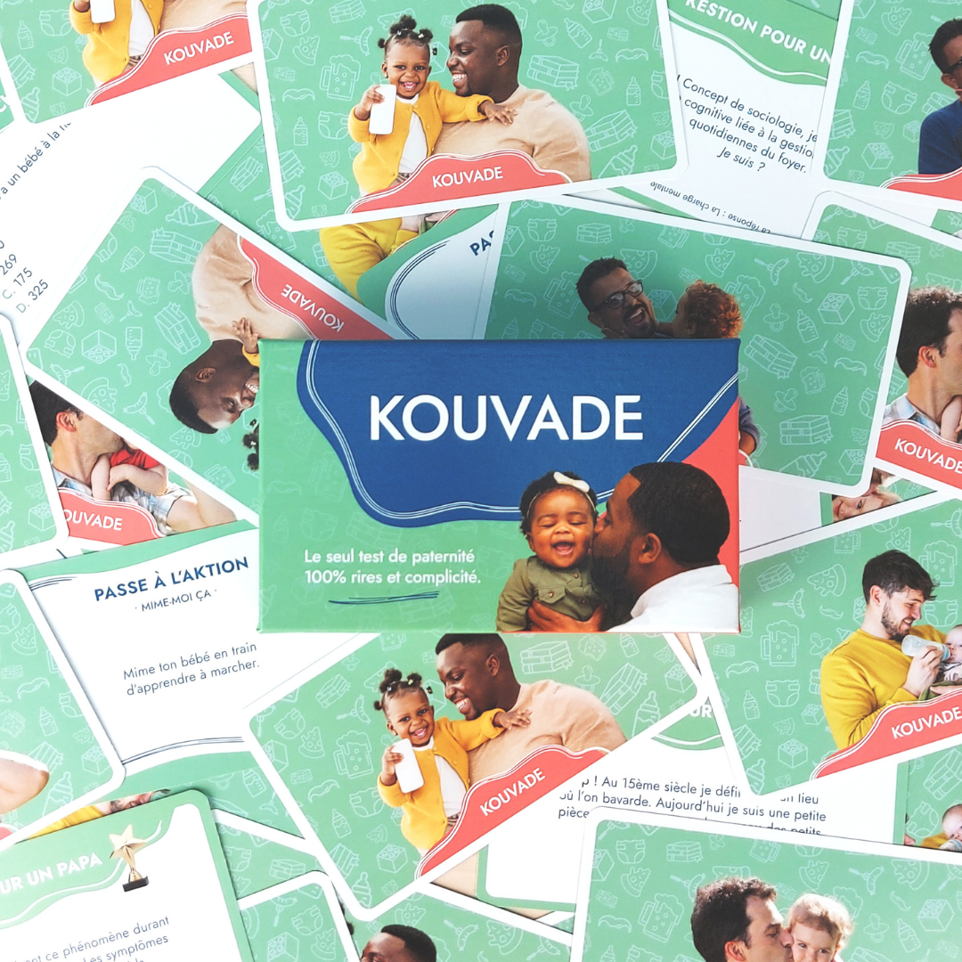 Kouvade : le tout premier jeu spécialement conçu pour les papas !